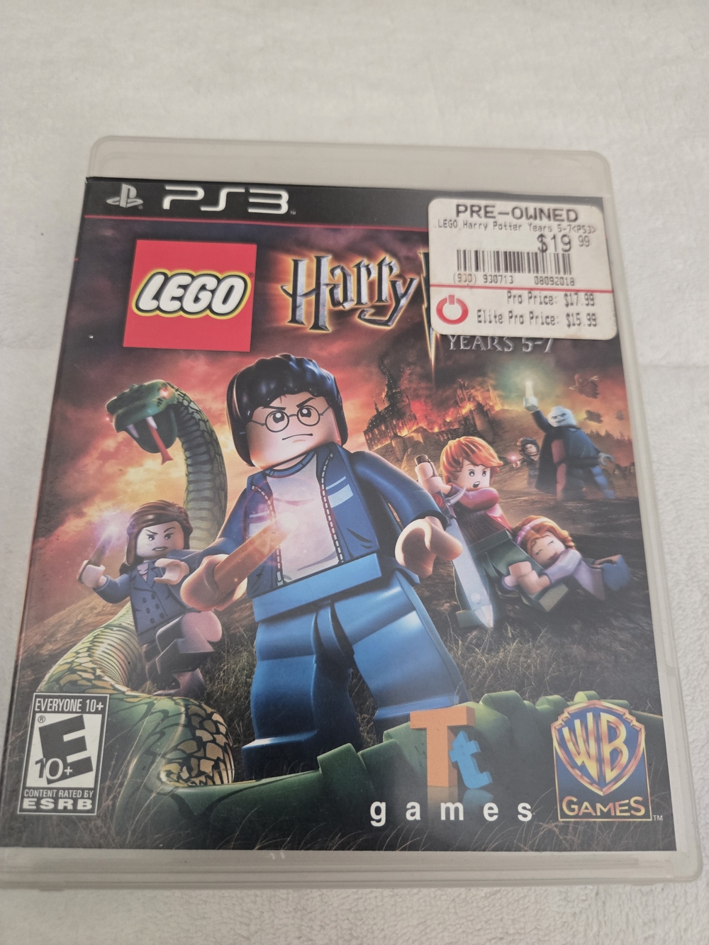 Lego Harry Potter Video Game Cover — PlayStation 3 Ps3